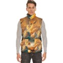 Men s High Neck Button Up Puffer Vest 