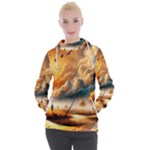 Nature Storm Painting Women s Hooded Pullover