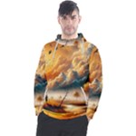 Nature Storm Painting Men s Pullover Hoodie