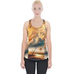Nature Storm Painting Piece Up Tank Top