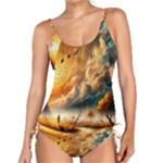 Nature Storm Painting Tankini Set