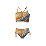 Nature Storm Painting Girls  Tankini Swimsuit