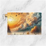 Nature Storm Painting Canvas Cosmetic Bag (Large)