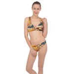 Nature Storm Painting Classic Banded Bikini Set 