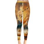 Nature Storm Painting Inside Out Leggings