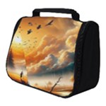 Nature Storm Painting Full Print Travel Pouch (Small)