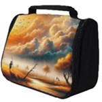 Nature Storm Painting Full Print Travel Pouch (Big)