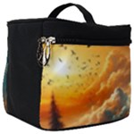 Nature Storm Painting Make Up Travel Bag (Big)