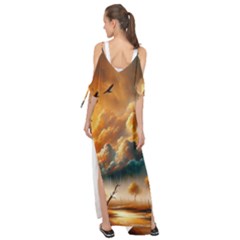 Maxi Chiffon Cover Up Dress 