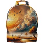 Nature Storm Painting Mini Full Print Backpack
