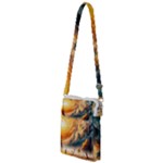 Nature Storm Painting Multi Function Travel Bag