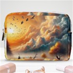 Nature Storm Painting Make Up Pouch (Medium)