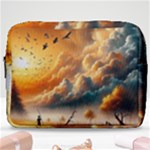 Nature Storm Painting Make Up Pouch (Large)