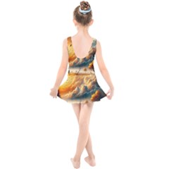 Kids  Skater Dress Swimsuit 
