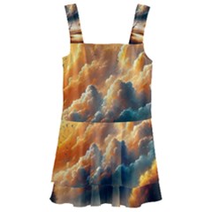 Kids  Layered Skirt Swimsuit 