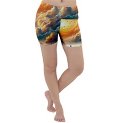 Lightweight Velour Yoga Shorts 
