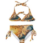 Nature Storm Painting Kids  Classic Bikini Set