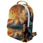 Nature Storm Painting Flap Pocket Backpack (Small)