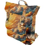 Nature Storm Painting Buckle Up Backpack