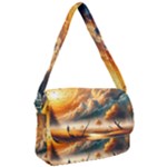 Nature Storm Painting Courier Bag