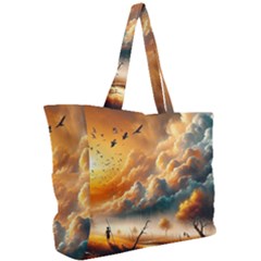 Simple Shoulder Bag 