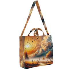 Square Shoulder Tote Bag 