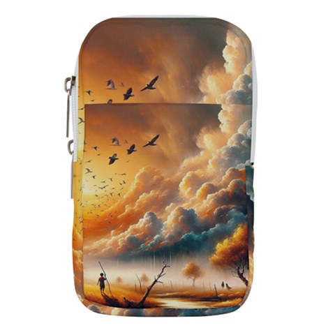 Nature Storm Painting Waist Pouch (Small) from ArtsNow.com