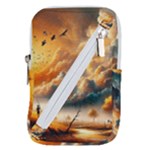 Nature Storm Painting Belt Pouch Bag (Small)