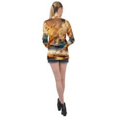 Long Sleeve Satin Shirt 