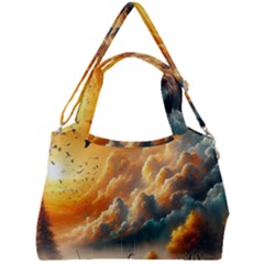 Double Compartment Shoulder Bag 