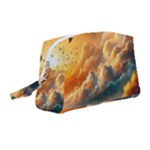 Nature Storm Painting Wristlet Pouch Bag (Medium)