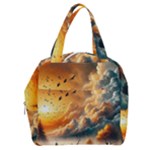 Nature Storm Painting Boxy Hand Bag
