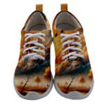 Nature Storm Painting Women Athletic Shoes