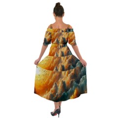 Shoulder Straps Boho Maxi Dress  