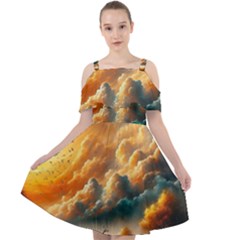 Cut Out Shoulders Dress 
