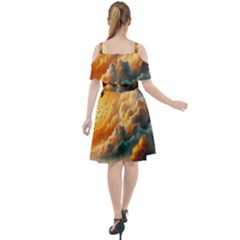 Cut Out Shoulders Dress 