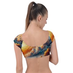 Cap Sleeve Ring Bikini Top 
