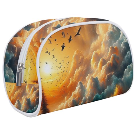 Nature Storm Painting Make Up Case (Medium) from ArtsNow.com