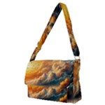 Nature Storm Painting Full Print Messenger Bag (M)