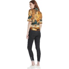 Frill Neck Blouse 