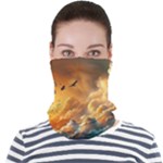 Nature Storm Painting Face Seamless Bandana (Adult)