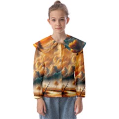 Kids  Peter Pan Collar Blouse 