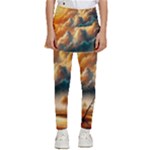 Nature Storm Painting Kids  Skirted Pants