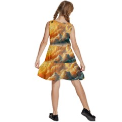 Kids  Sleeveless Tiered Mini Dress 