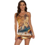 Nature Storm Painting 2-in-1 Flare Activity Dress