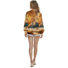 Women s Long Sleeve Button Up Shirt 