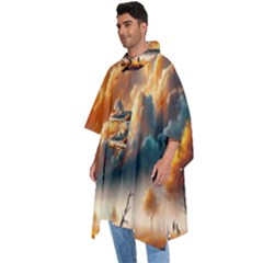Men s Hooded Rain Ponchos 