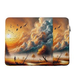 15  Vertical Laptop Sleeve Case With Pocket 