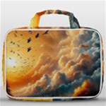 Nature Storm Painting Travel Toiletry Bag With Hanging Hook