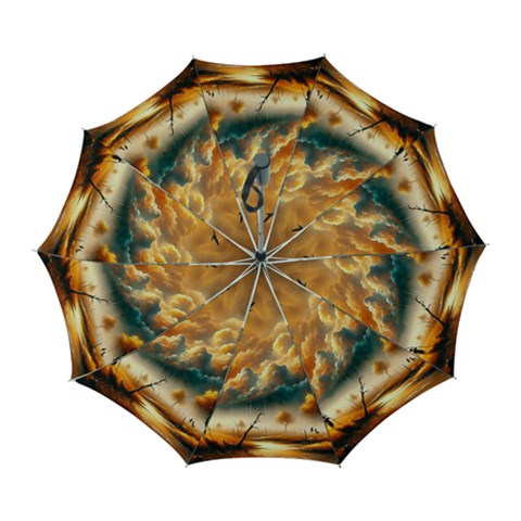 Nature Storm Painting Automatic Folding Umbrella with Case (Large) from ArtsNow.com